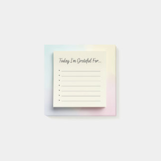 Post-it® Notas pegajosas de "Gratitude Journal"