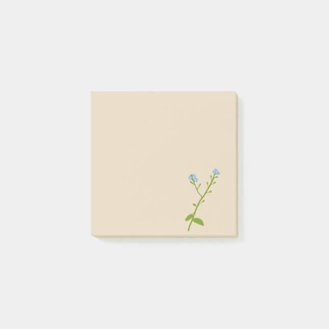 Post-it® Notas pegajosas de la nomeolvides (Anverso)