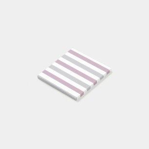 Post-it® Notas pegajosas De La Oficina Blanca Y Gris Púrpu