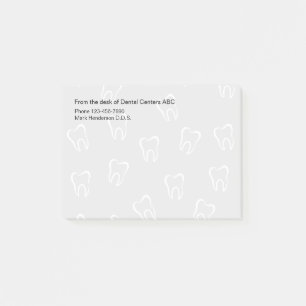 Post-it® Notas pegajosas de la oficina del modelo dental