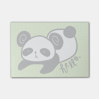 Post-it® notas pegajosas de la panda perezosa