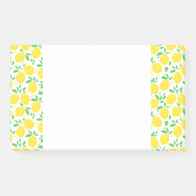Post-it® Notas pegajosas de limón amarillo (Anverso)