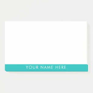 Post-it® Notas pegajosas de nombre personalizado de moda pa