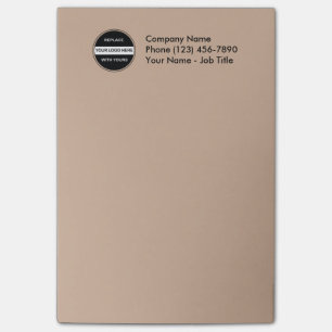 Post-it® Notas pegajosas de Office para logotipos de empres