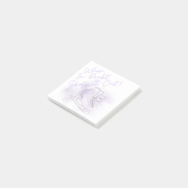 Post-it® Notas pegajosas de patinaje artístico sobre la fig (En perspectiva)