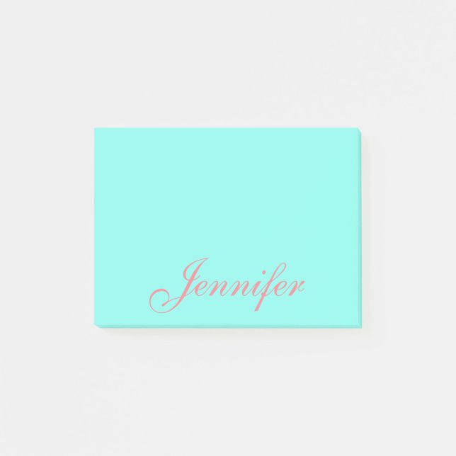 Post-it® Notas pegajosas de publicación personalizada de la (Anverso)