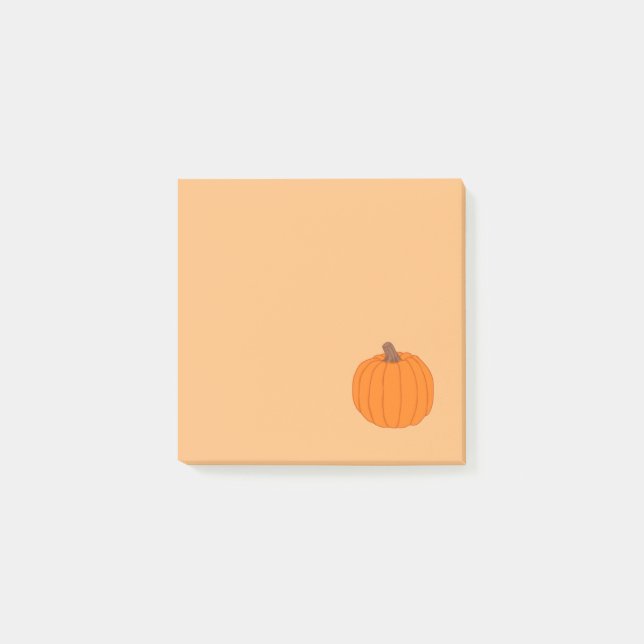 Post-it® Notas pegajosas de Pumpkin Naranja (Anverso)