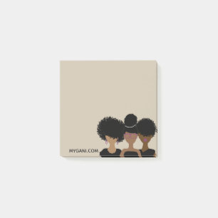 Post-it® Notas pegajosas de Trio Chica de Curly