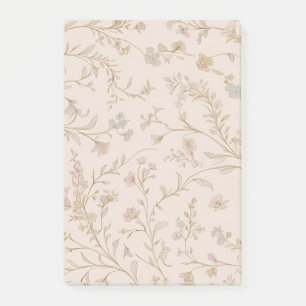 Post-it® Notas pegajosas de vintage floral