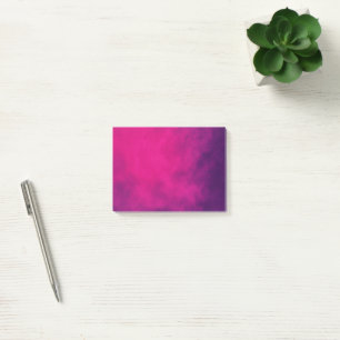 Post-it® Notas pegajosas del degradado rosado de Neon perso