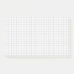 Post-it® Notas pegajosas del papel cuadriculado grande