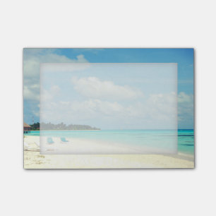 Post-it® Notas pegajosas del paraíso tropical adaptable de