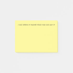 Post-it® Notas pegajosas del reportero de corte, post-it