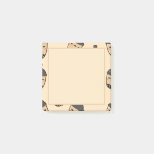Post-it® Notas pegajosas del té de la leche marrón Tea Bo