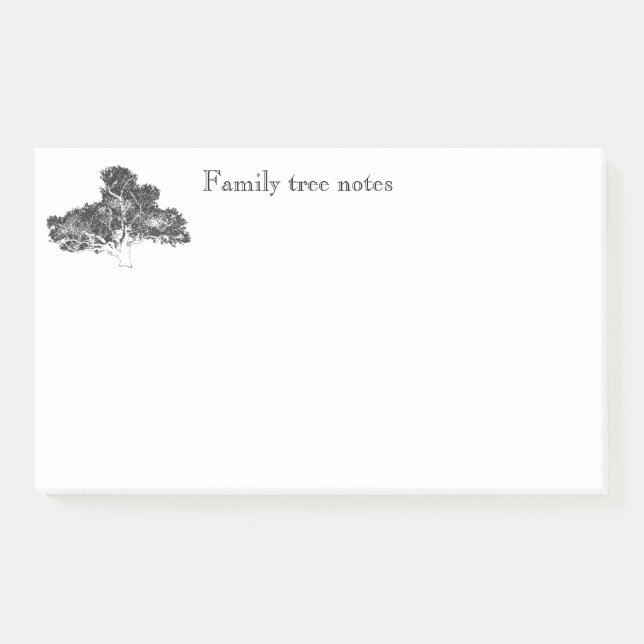 Post-it® Notas pegajosas enormes del árbol de familia (Anverso)