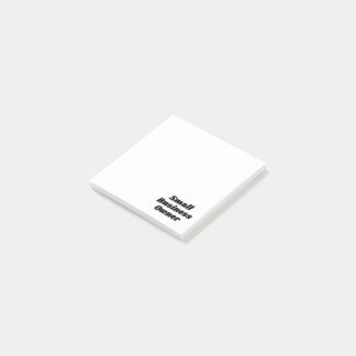 Post-it® Notas pegajosas para el propietario de una pequeña