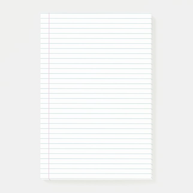 Post-it® Notas pegajosas para portátiles gobernadas (Anverso)