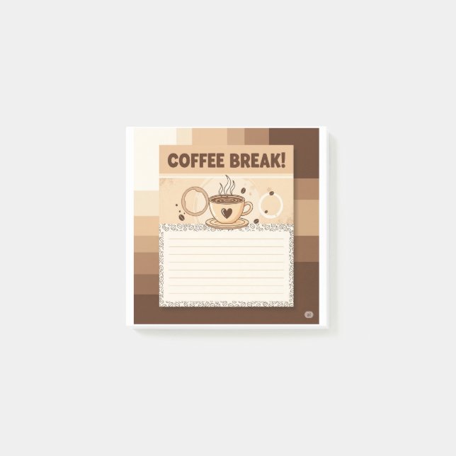 Post-it® Notas pegajosas sobre "Coffee Break" (Anverso)