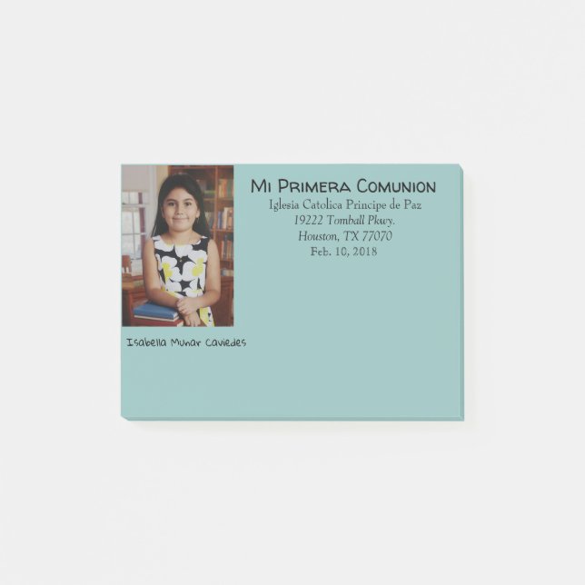 Post-it® Notas personales personalizadas (Anverso)