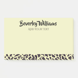 Post-it® Notas Personalizadas Cream Leopard