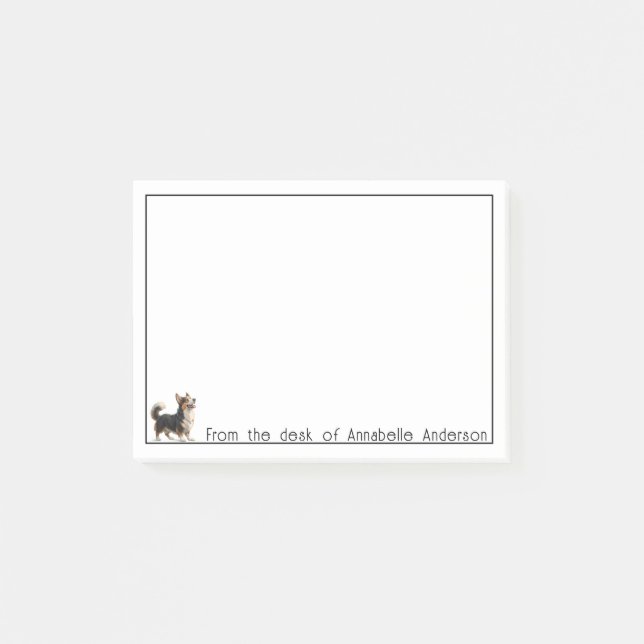 Post-it® Notas personalizadas de Corgi adorable (Anverso)