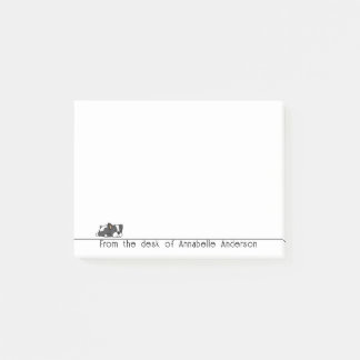 Post-it® Notas personalizadas de Cute Sleepy Boston Terrier