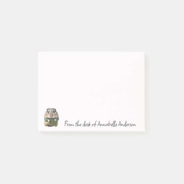 Post-it® Notas personalizadas de hámster Little Critters (Anverso)