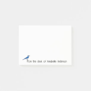 Post-it® Notas personalizadas de Jay azul brillante