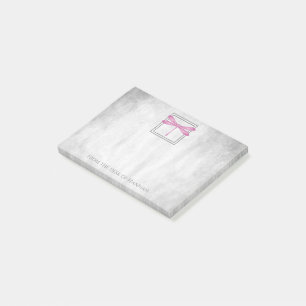 Post-it® Notas personalizadas de la libélula magenta