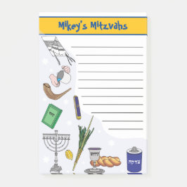Post-it® Notas personalizadas de Mitzvah - Post-It -Estilo 