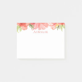 Post-it® Notas personalizadas de Wispy Floral
