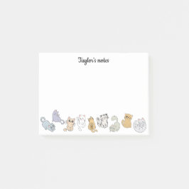 Post-it® Notas personalizadas para Gato Lover