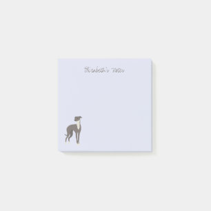 Post-it® Notas personalizadas post-it de Greyhound Cartoon