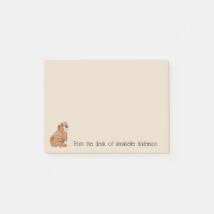 Post-it® Notas personalizadas Wrinkly Shar-Pei