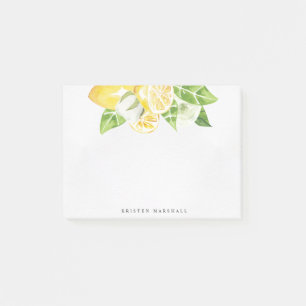 Post-it® notas posopográficas del árbol del limón de cítric