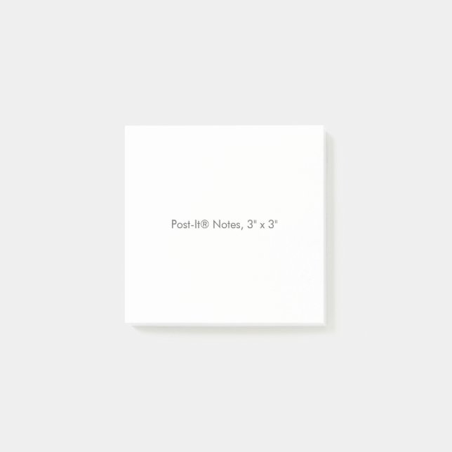 Post-it® Notas Post-It®, 7,62 cm x 7,62 cm (Anverso)