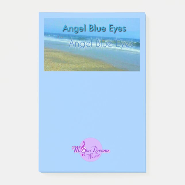 Post-it® Notas Post-it de Angel Blue Eyes (Anverso)