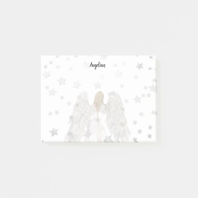 Post-it® Notas Post-it de Angel Pintado y Stars (Anverso)