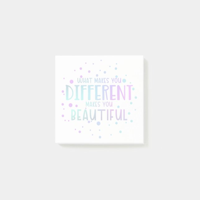 Post-it® Notas post-it de autoamor Mantra (Anverso)