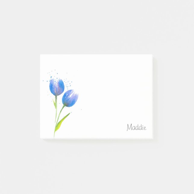 Post-it® Notas Post-it de Blue Violet Tulips (Anverso)