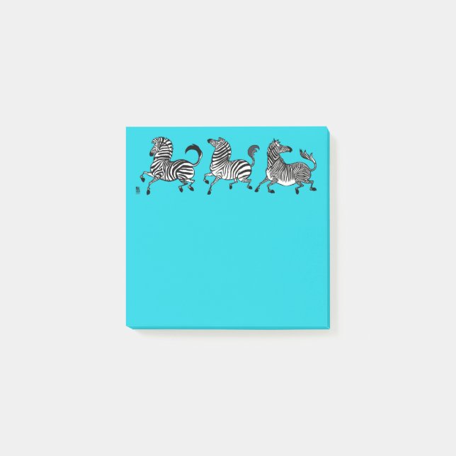 Post-it® Notas Post-it de cebra (Anverso)