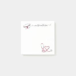 Post-it® Notas post-it de enfermería médica de retro