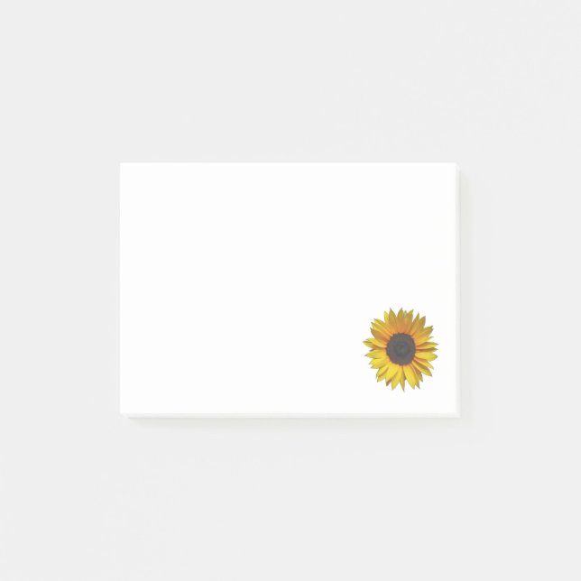 Post-it® Notas Post-it de girasol (Anverso)