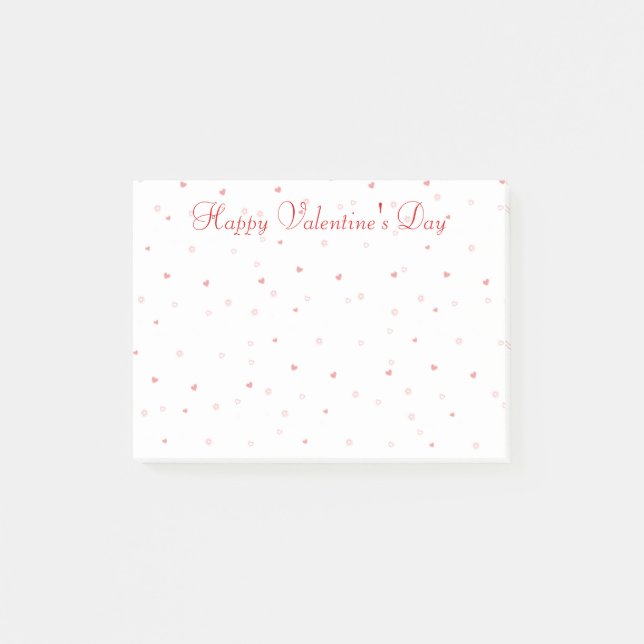 Post-it® Notas Post-it de Heart Confetti (Anverso)