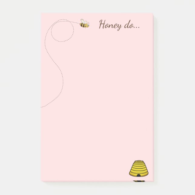 Post-it® Notas Post-it de Honey Do (Anverso)