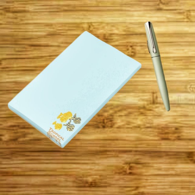 Post-it® Notas post-it de la escuela tropical (Fish School Post-It-Notes, is one of several, Tropical themed designs!)