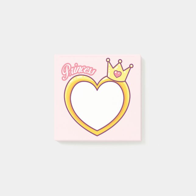 Post-it® Notas Post-it de la Princesa Rosa (Anverso)