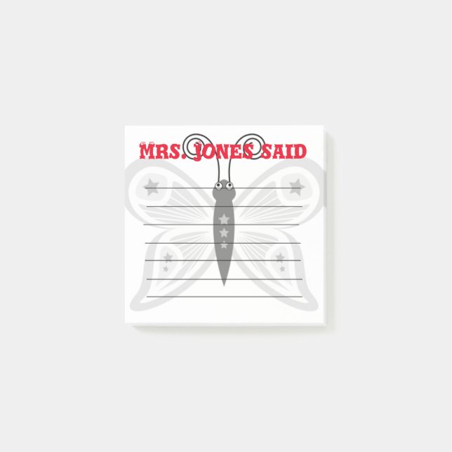 Post-it® Notas Post-It de la Sra. Jones Said (Anverso)