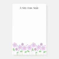 Notas Post-it de las flores de Lilac