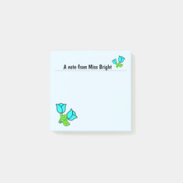 Post-it® Notas Post-It de los Rosas azules